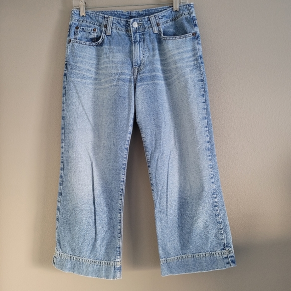Luck Brand Dungarees of America MADE in USA 6/28 Rancher Crop - Picture 2 of 11